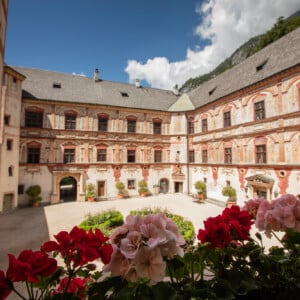 Tratzberg Castle courtyard